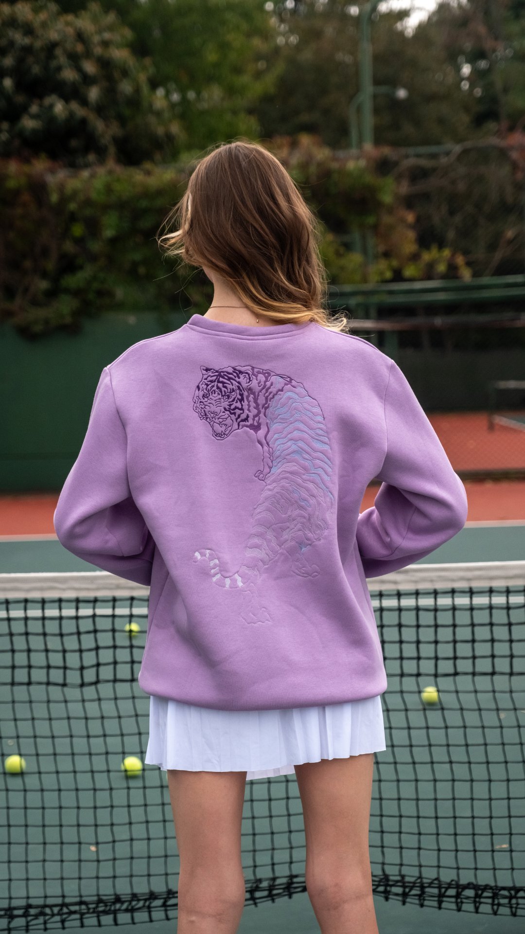 Lilac Tiger Sweatshirt 