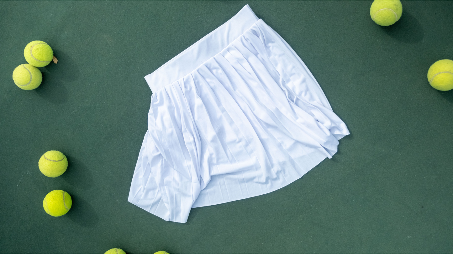 Beyaz Tenis Eteği